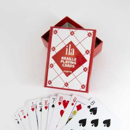 Braille playing cards
